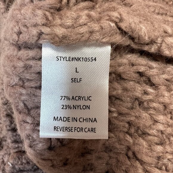 Lumiere Striped Sweater L🍊Orange Pink Purple Knit Pullover Cozy Soft Fall Winte - Picture 10 of 11